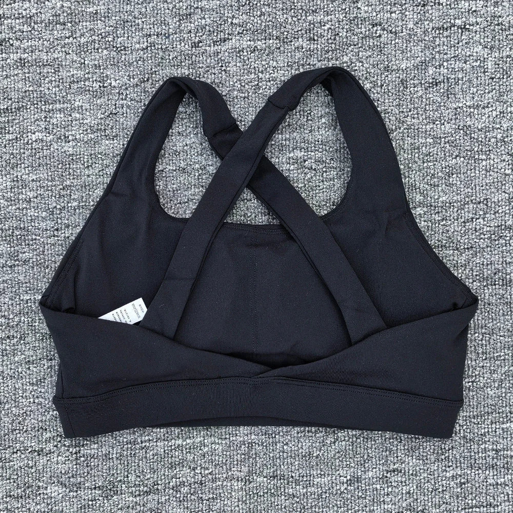 High Impact Cross Strap Sports Bra