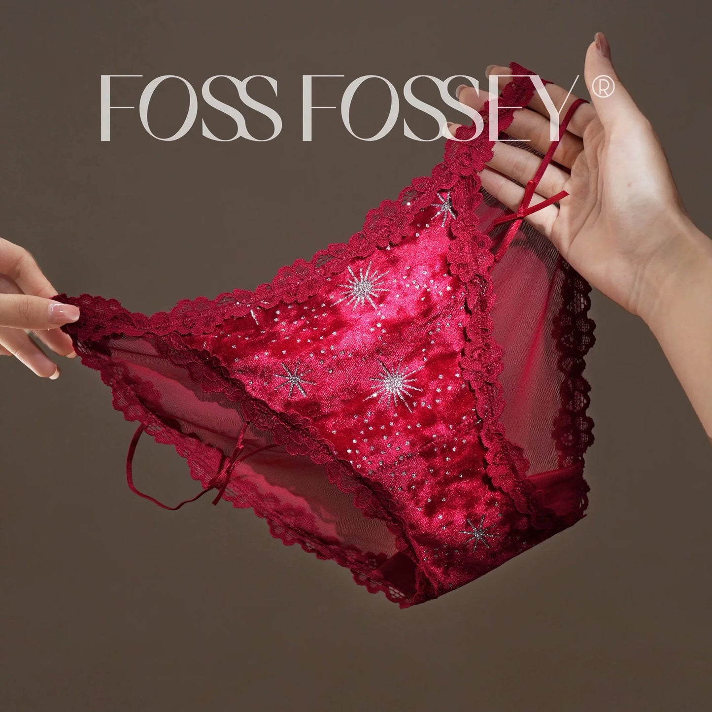 Lace Tie Side Bikini Panties - Romantic Floral Embroidery Underwear