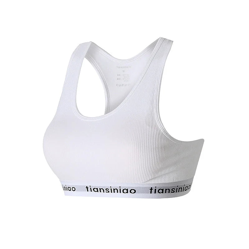 supportive racerback sports bra