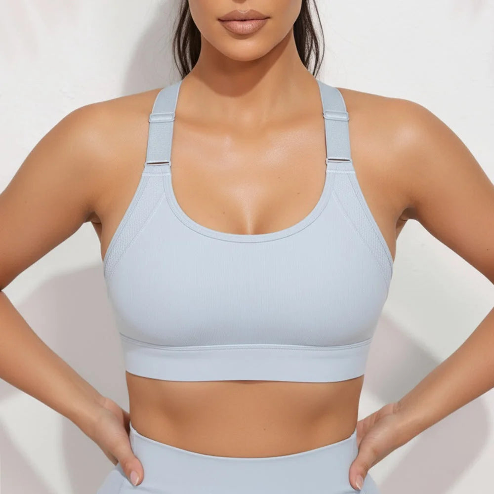 High-Impact Support Sports Bra for Running and Fitness