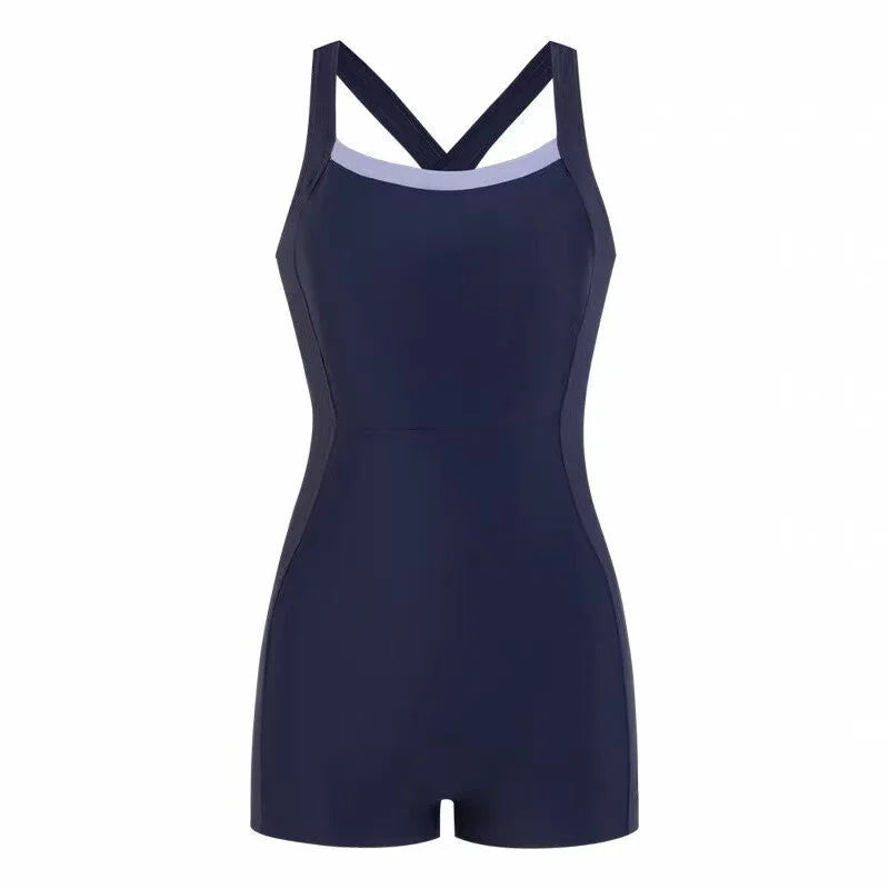 Slimming one-piece swimsuit for women