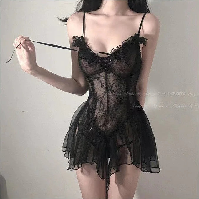Sexy Micro-Sheer Princess Nightie