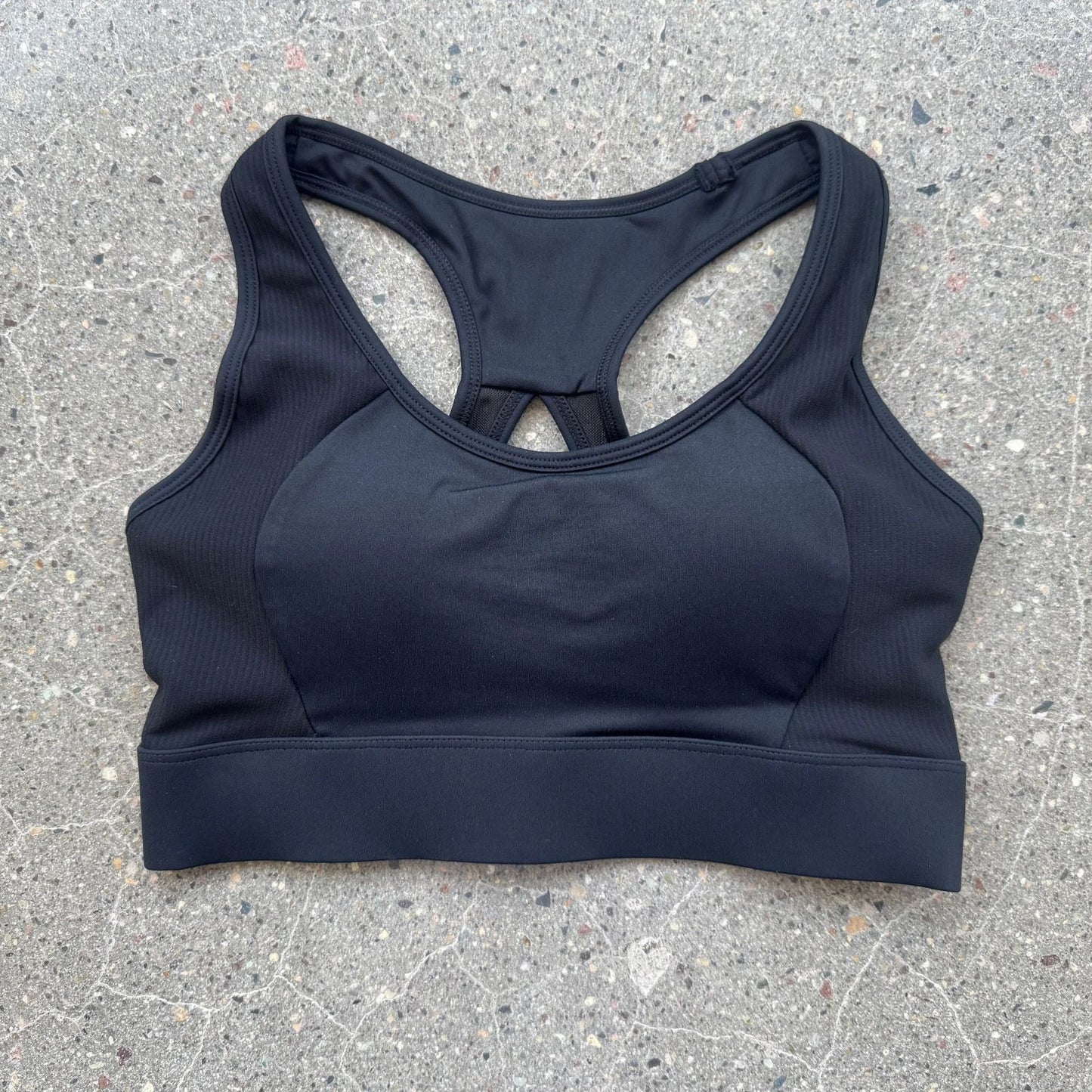 High Support Sports Bra with Adjustable Straps & Fixed Cups