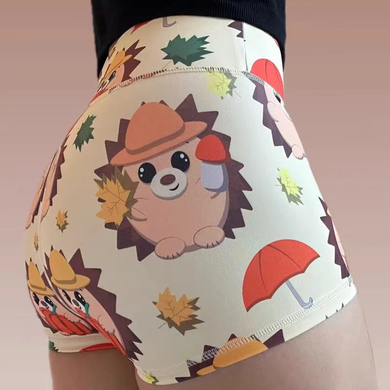 High Waist Butt-Lifting Yoga Shorts for Women