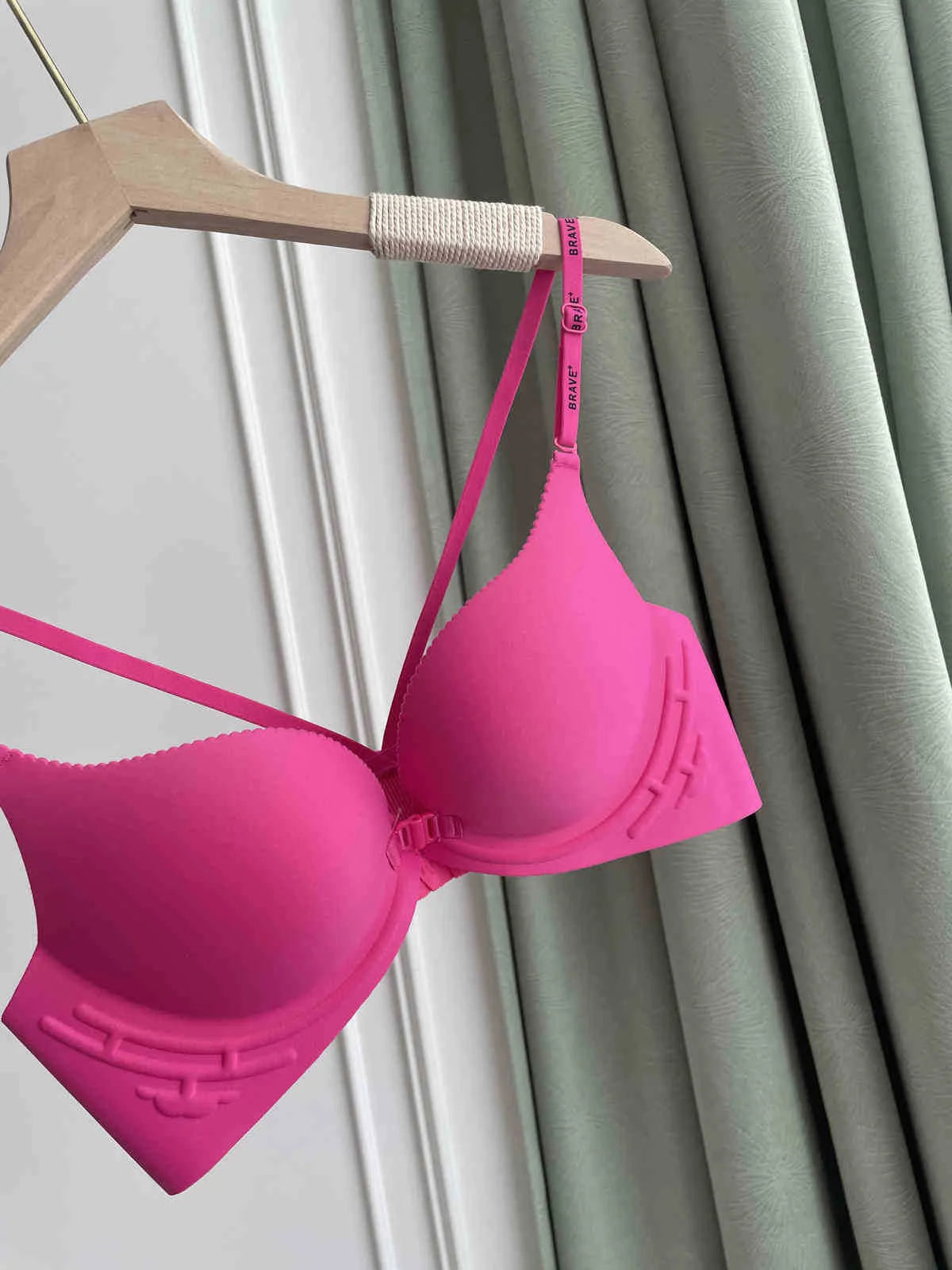 Front Hook Wireless Push Up Bra - Beautiful Back Support for Small Bust