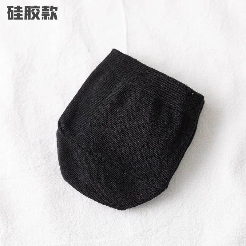Invisible Half Palm Socks for Women - No Show Boat Socks Summer Thin Cotton