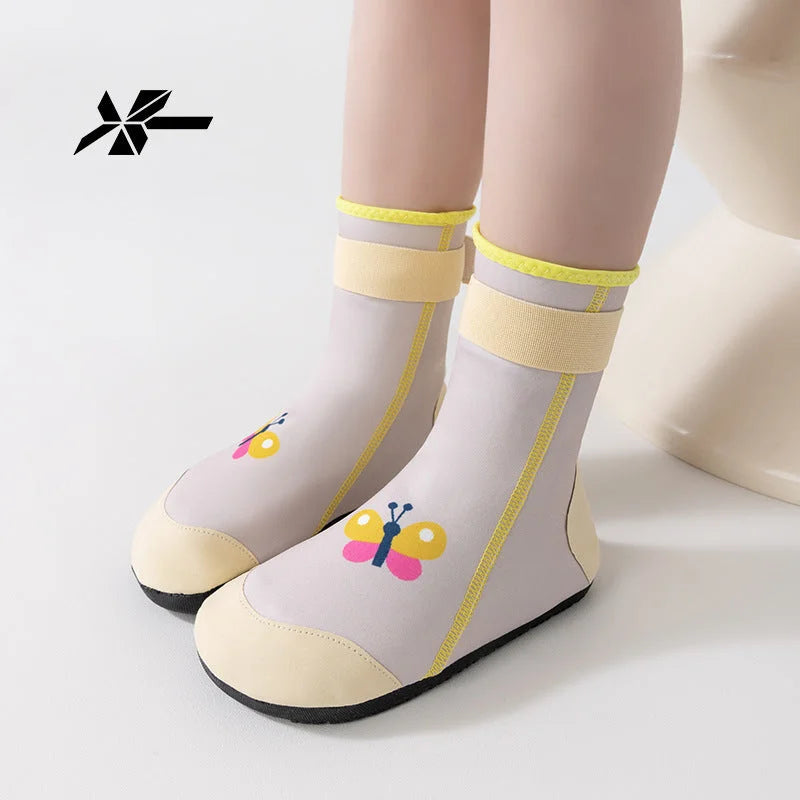 Quick-Dry Cartoon Sock Shoes for Kids Beach Hiking Swim Pool Foot Protection