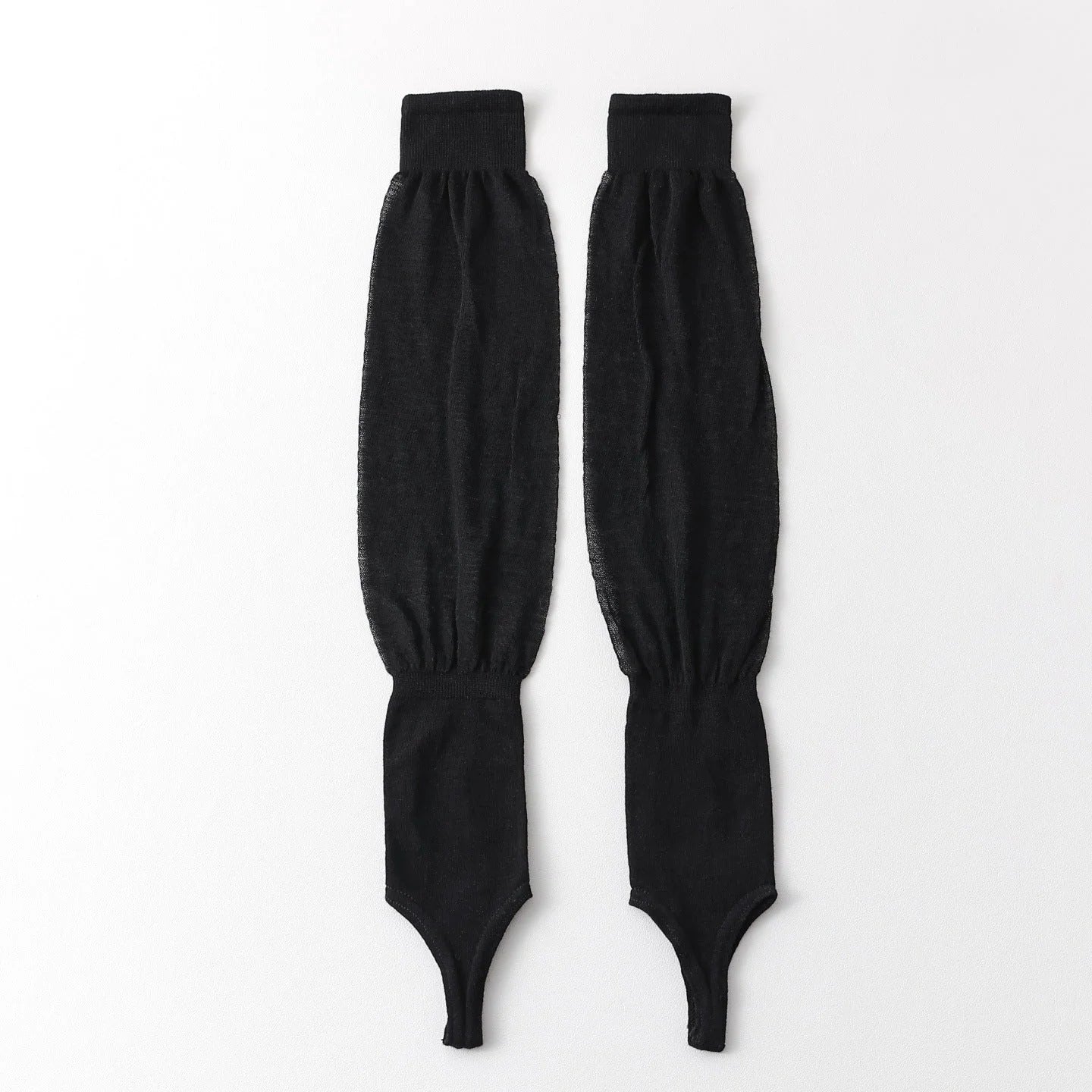 Stirrup Thigh High Leg Sleeves Women Summer Sheer Bamboo