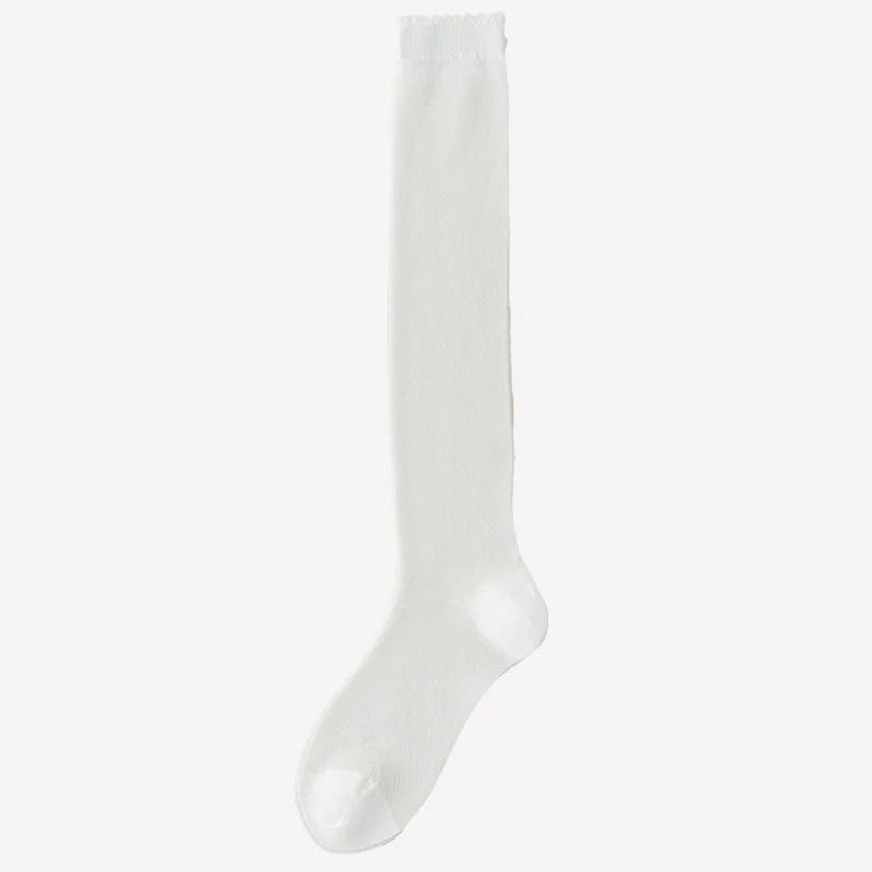 Shiny Metallic Sheer Knee High Socks Women Breathable Summer Stockings