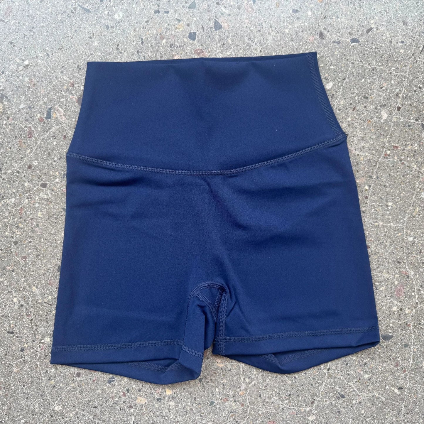 Magenta High Waist Yoga Shorts for Summer