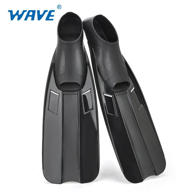 women's professional scuba fins black