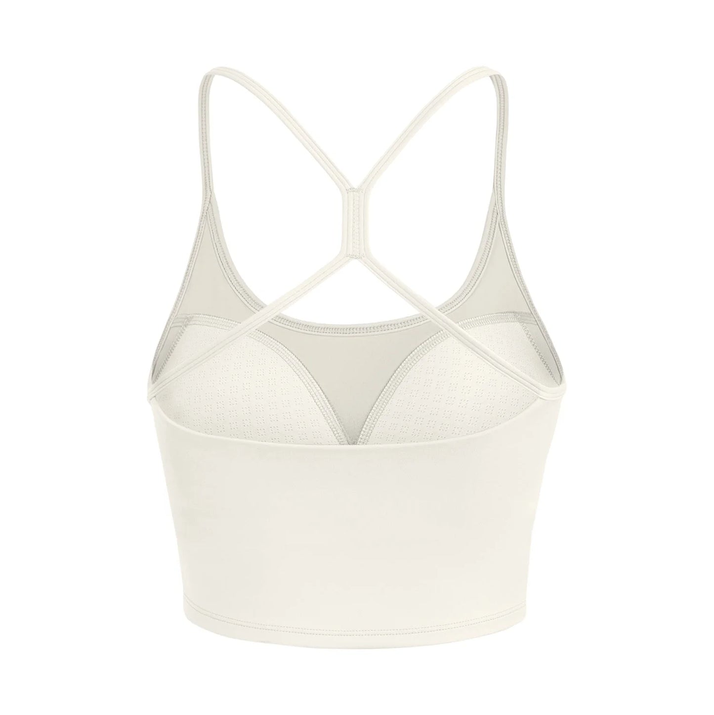 Crisscross Strappy Crop Sports Bra