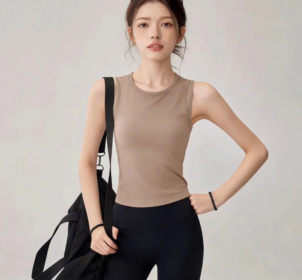 Seamless Anti-Shock Sports Tank Top for Women