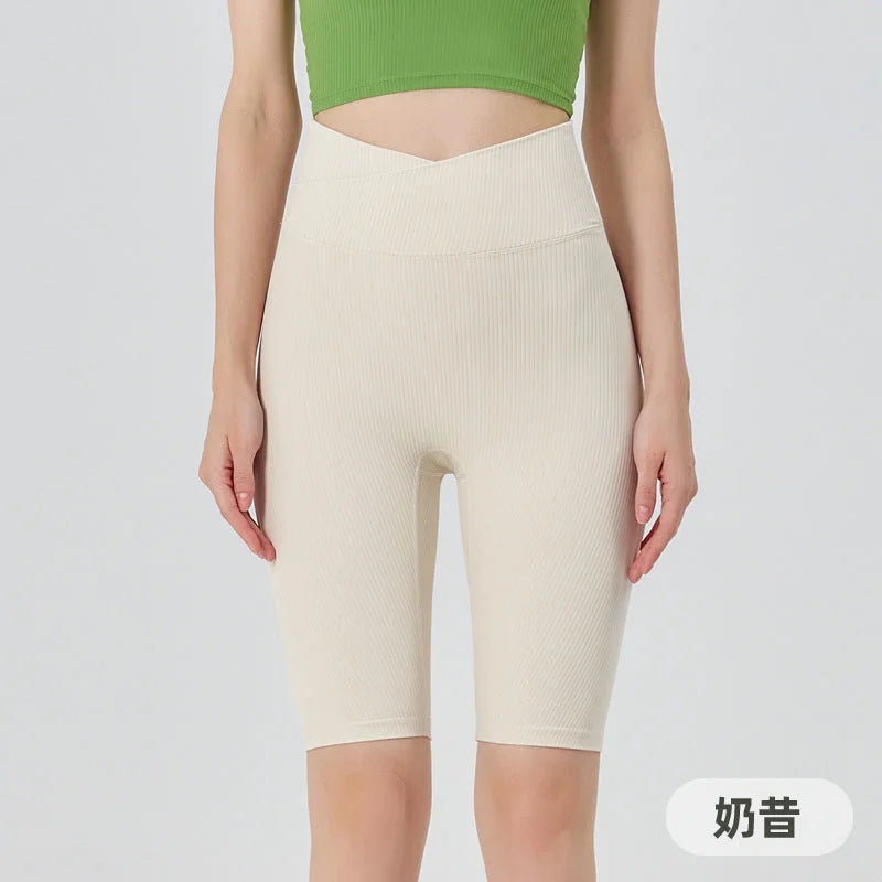 Bare Feel High Waist Yoga Shorts