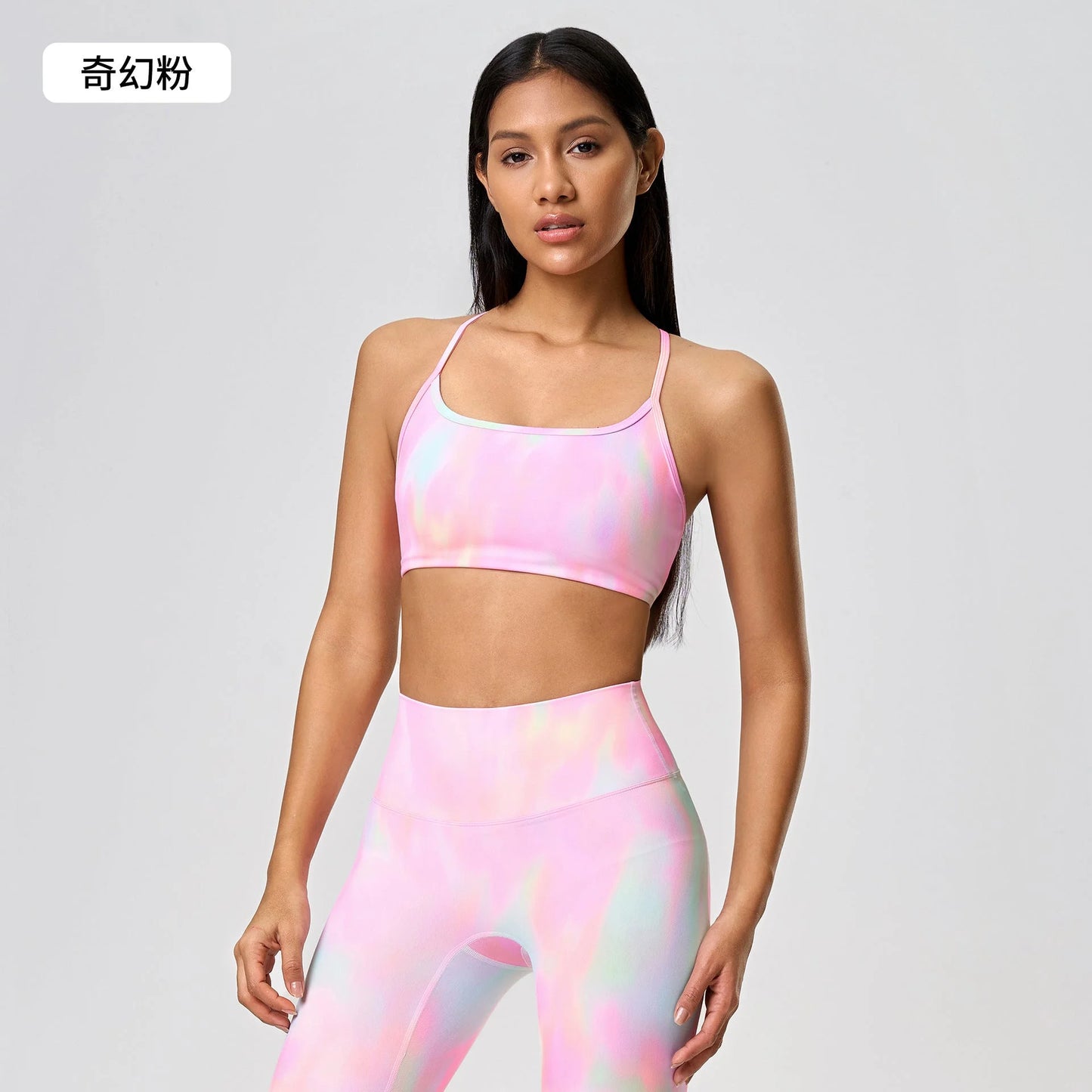 Criss-Cross Back Sports Bra for Women