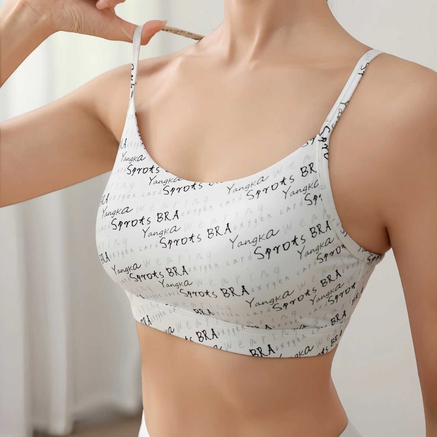 Invisible Seamless Camisole Bra with Supportive Straps