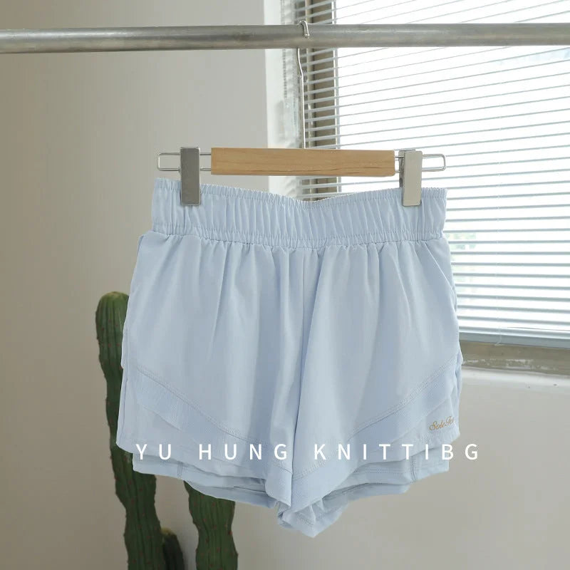 High-waisted comfy shorts
