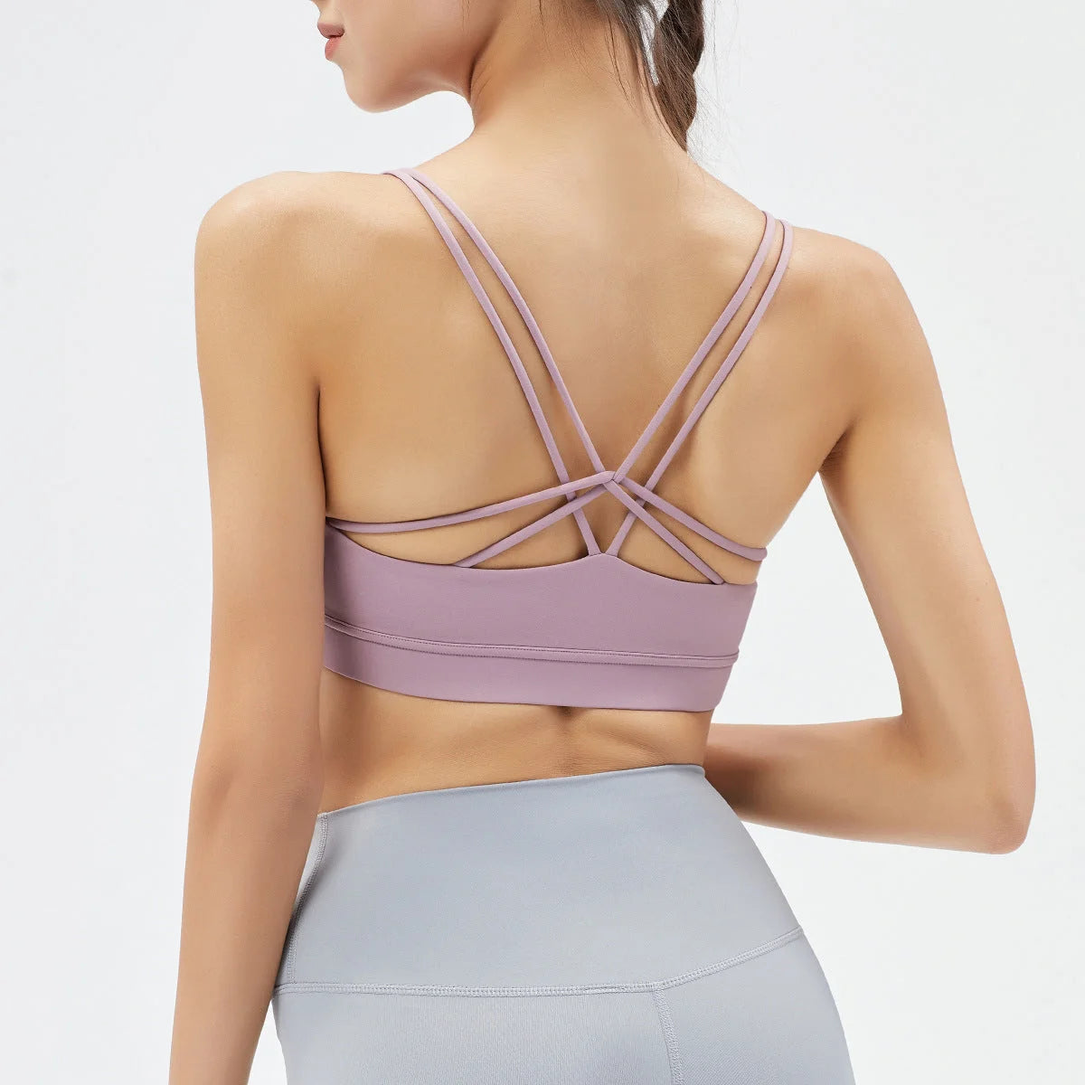 High Support Cross Back Sports Bra for High Intensity Workouts