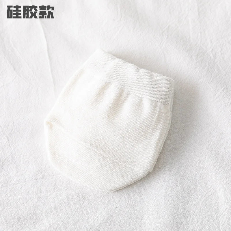 Invisible Half Palm Socks for Women - No Show Boat Socks Summer Thin Cotton