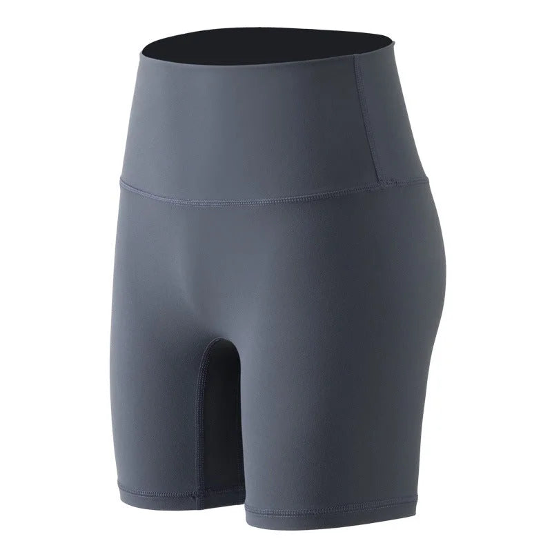 High-Waisted Peach-Booty Yoga Shorts for Fitness & Activewear