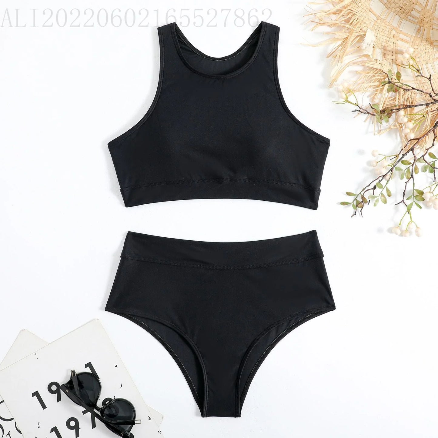 Pure Colour Bandeau Bikini
