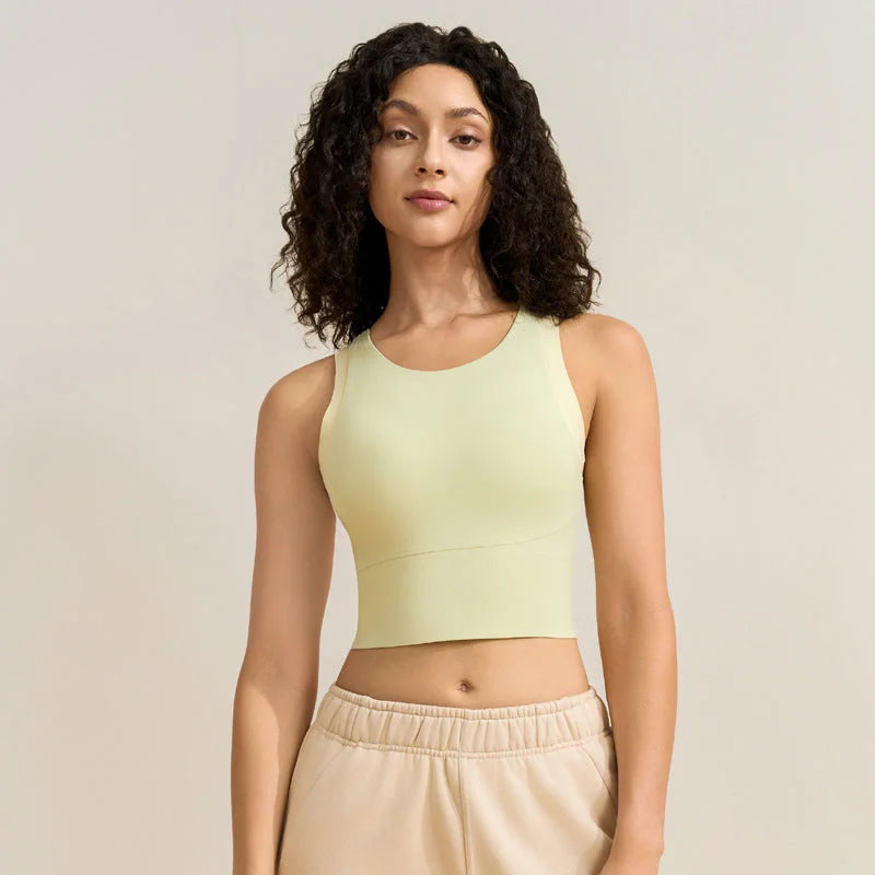 Mid Intensity Sportswear Bra - One Piece Tank Top for Gym Yoga