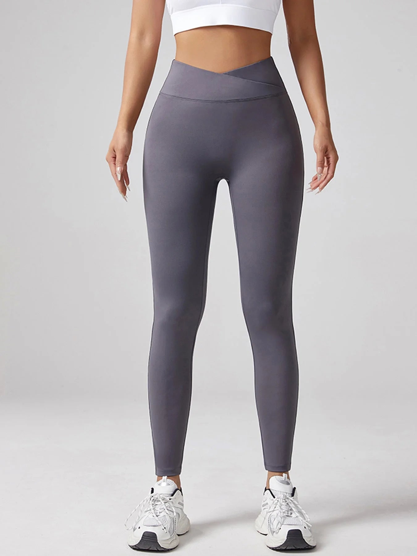 V-Waist Yoga Leggings Women Peach Butt Lift High-Waist Training Pants