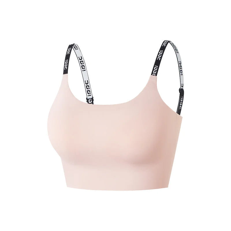 Seamless Invisible Yoga Sports Bra One-Piece Support