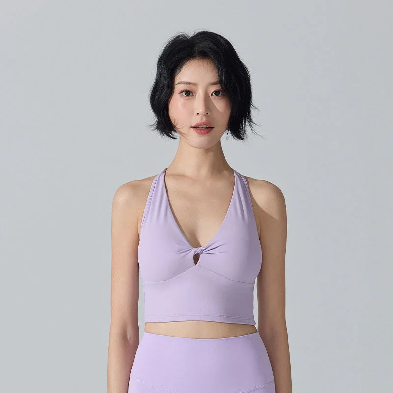Sculpting Yoga Camisole with Textured Racerback for Comfortable Everyday Wear