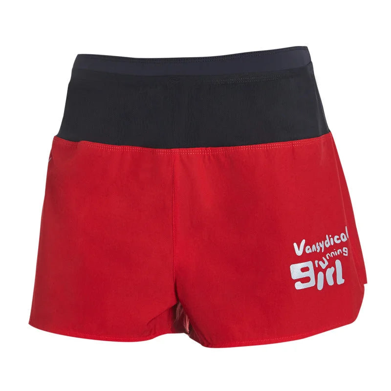 High-Waisted Running Shorts with Side Pockets for Women