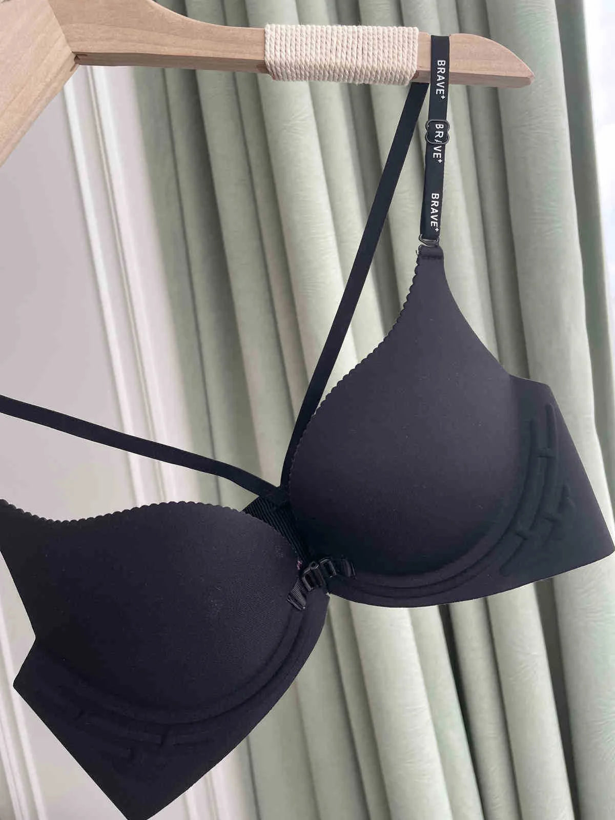 Front Hook Wireless Push Up Bra - Beautiful Back Support for Small Bust