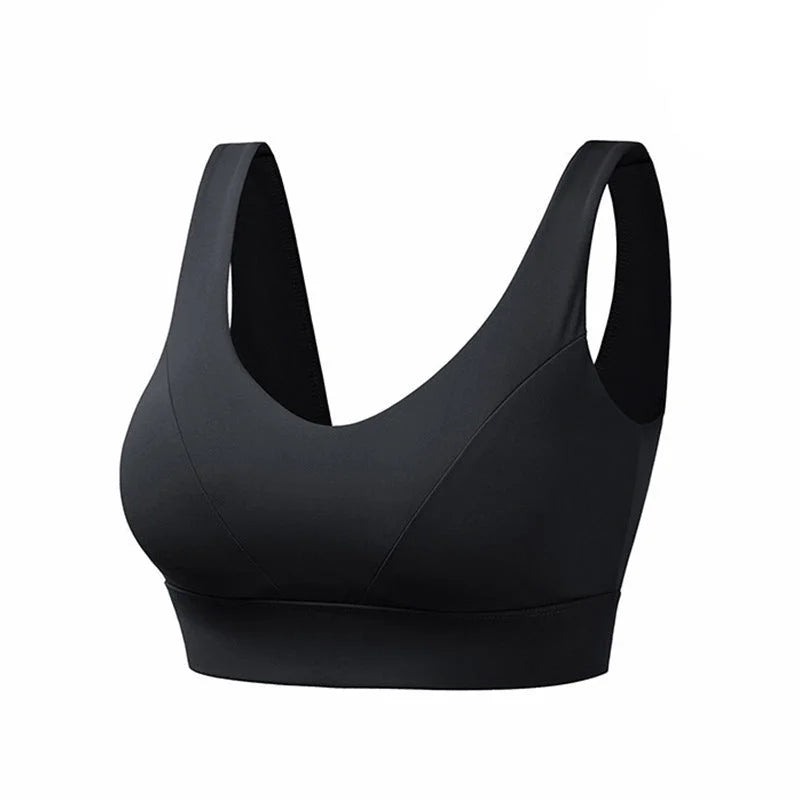 Padded One-Piece Yoga Crop Top - Sports Bra Camisole