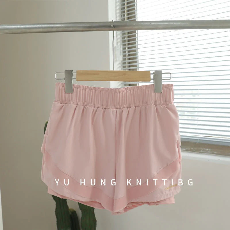 High-waisted comfy shorts