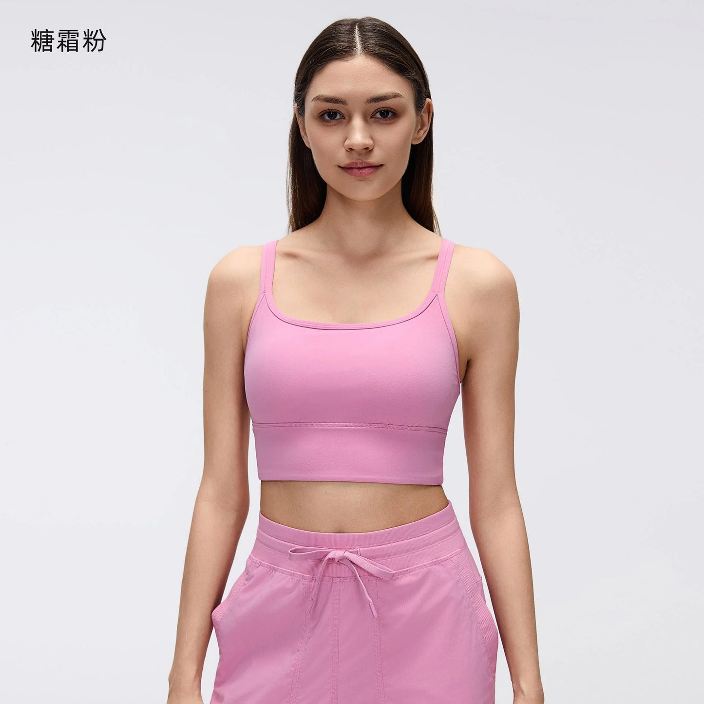 Cross Back Supportive Sports Bra - Strappy Backless Design