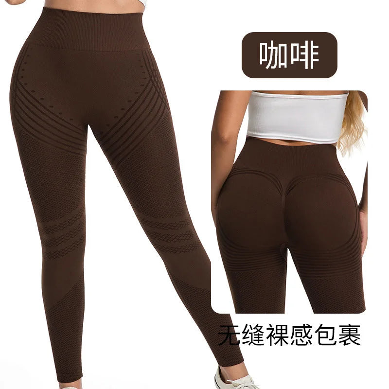 High Waist Peach Butt Lifting Yoga Leggings