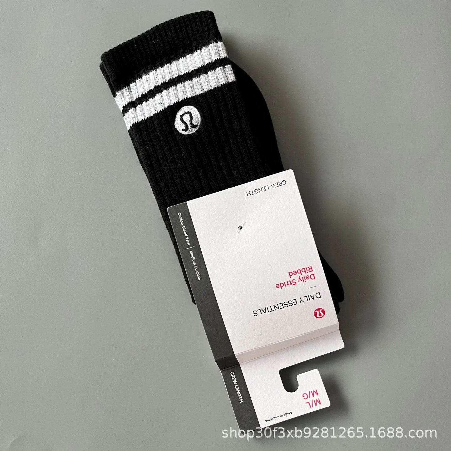 Women's Mid Calf Towel Sole Sports Socks - Breathable Casual Crew Socks