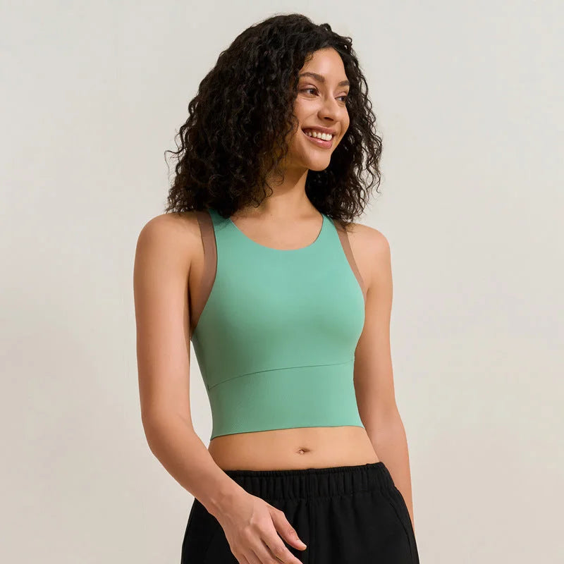 Mid Intensity Sportswear Bra - One Piece Tank Top for Gym Yoga