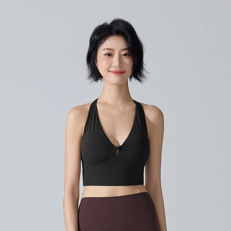 Sculpting Yoga Camisole with Textured Racerback for Comfortable Everyday Wear