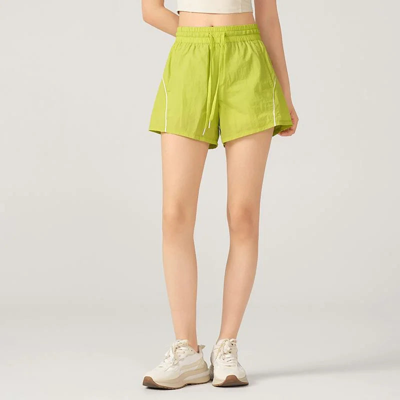 Quick Dry Sporty Shorts – Loose Fit Pocket Running Yoga Shorts