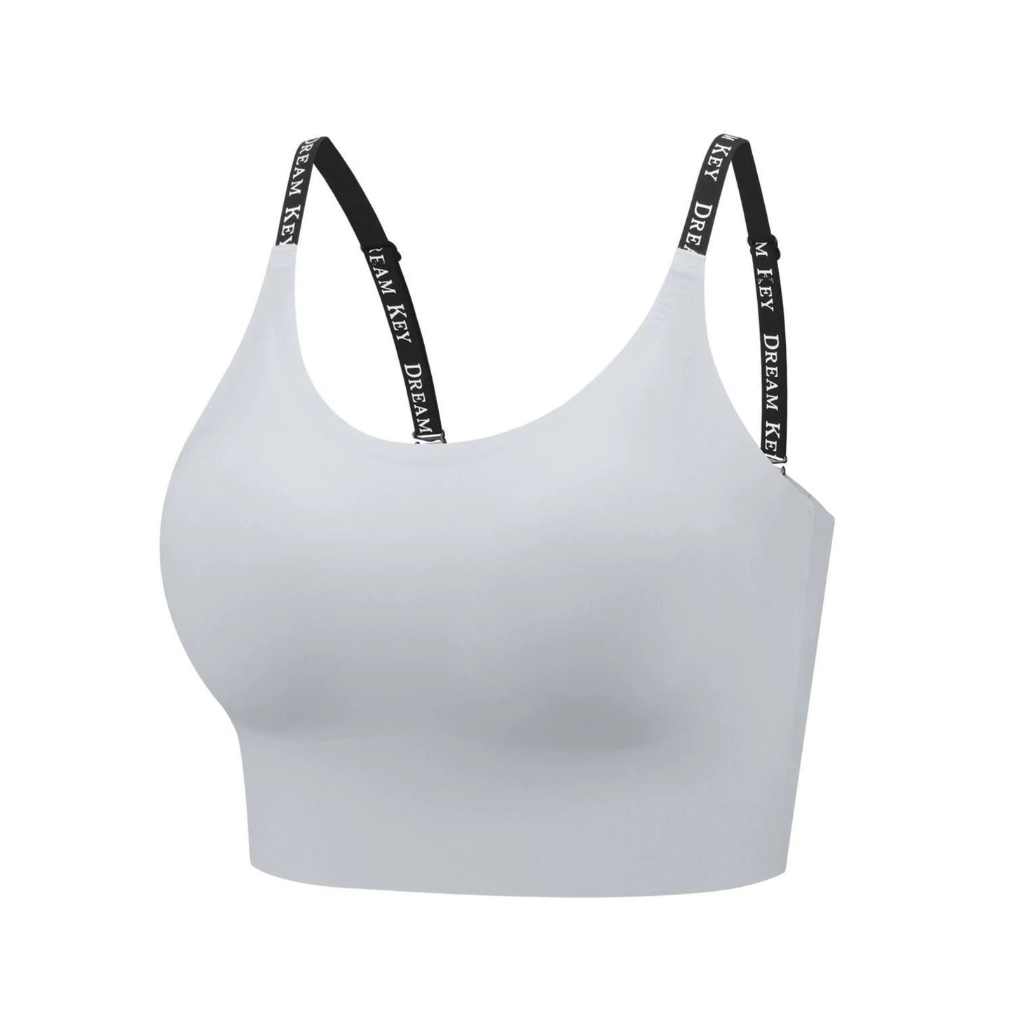 Adjustable Strap Crop Tank Sports Bra Jelly Gel Pad Yoga Gym