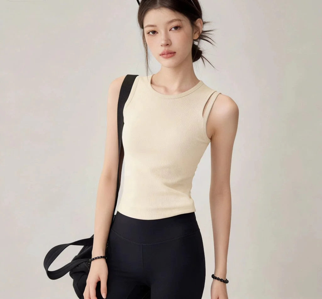 Seamless Anti-Shock Sports Tank Top for Women