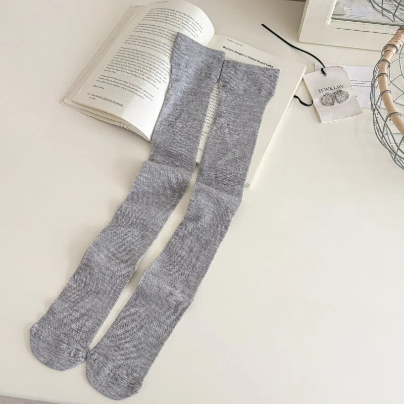Women's Slouchy Knee High Socks Ballet Style Summer Thin Legwear