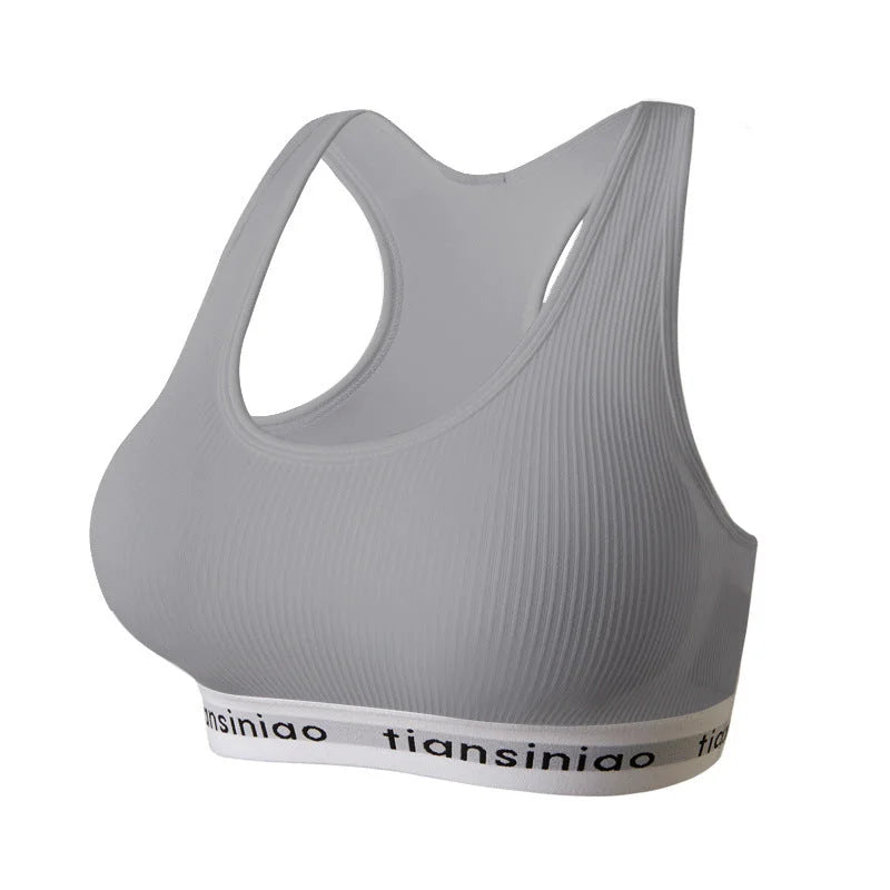 supportive racerback sports bra