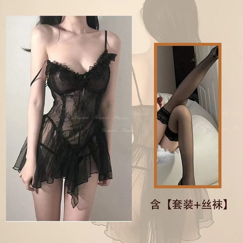 Sexy Micro-Sheer Princess Nightie