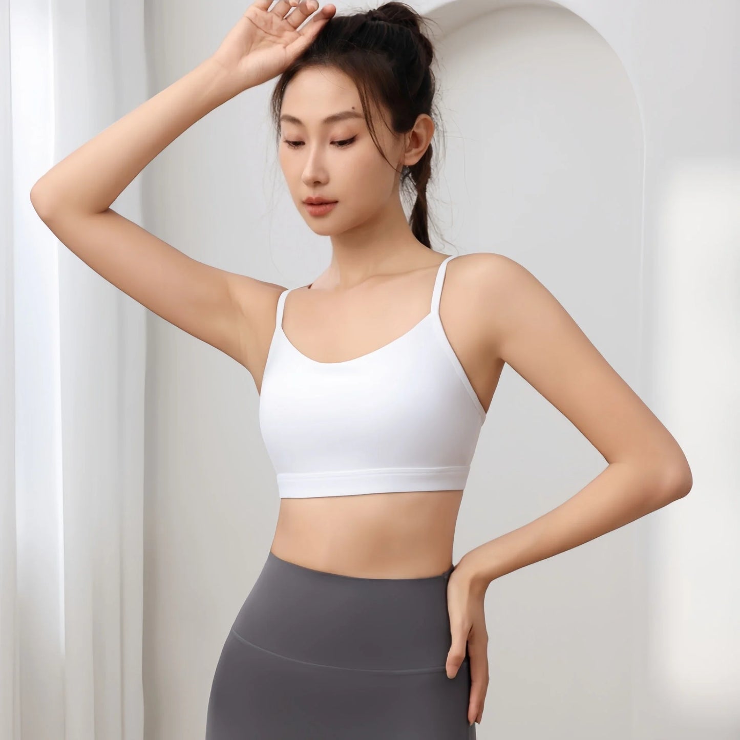 Invisible Seamless Camisole Bra with Supportive Straps