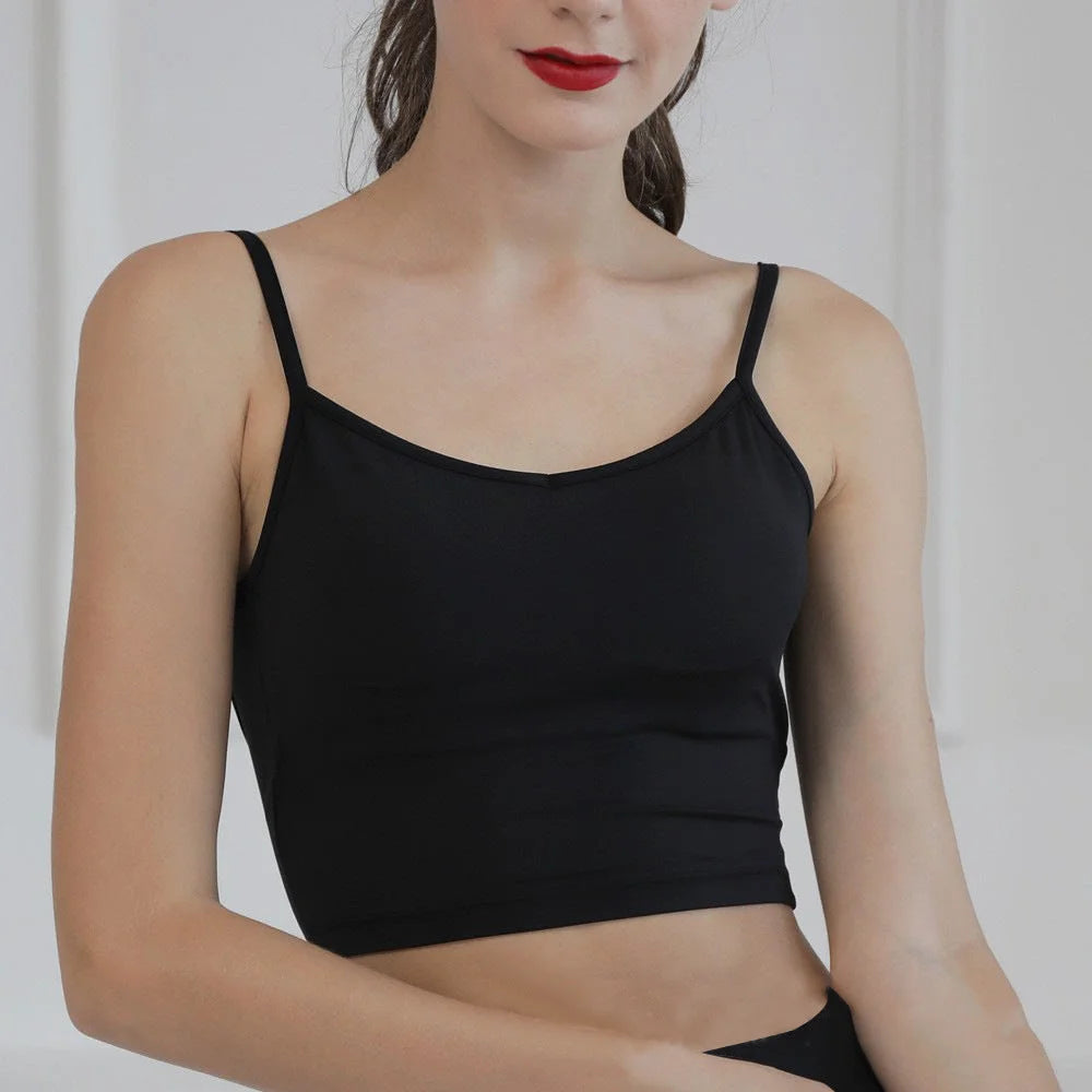 U-Shape Cut Sports Bra - Invisible Wireless Crop Top