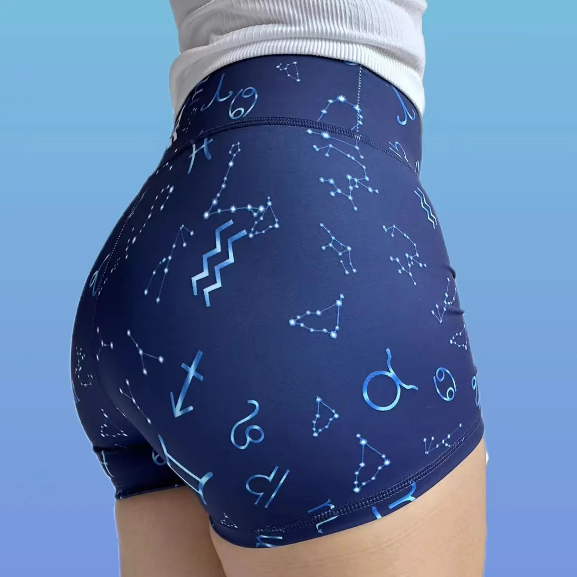 High Waist Butt-Lifting Yoga Shorts for Women