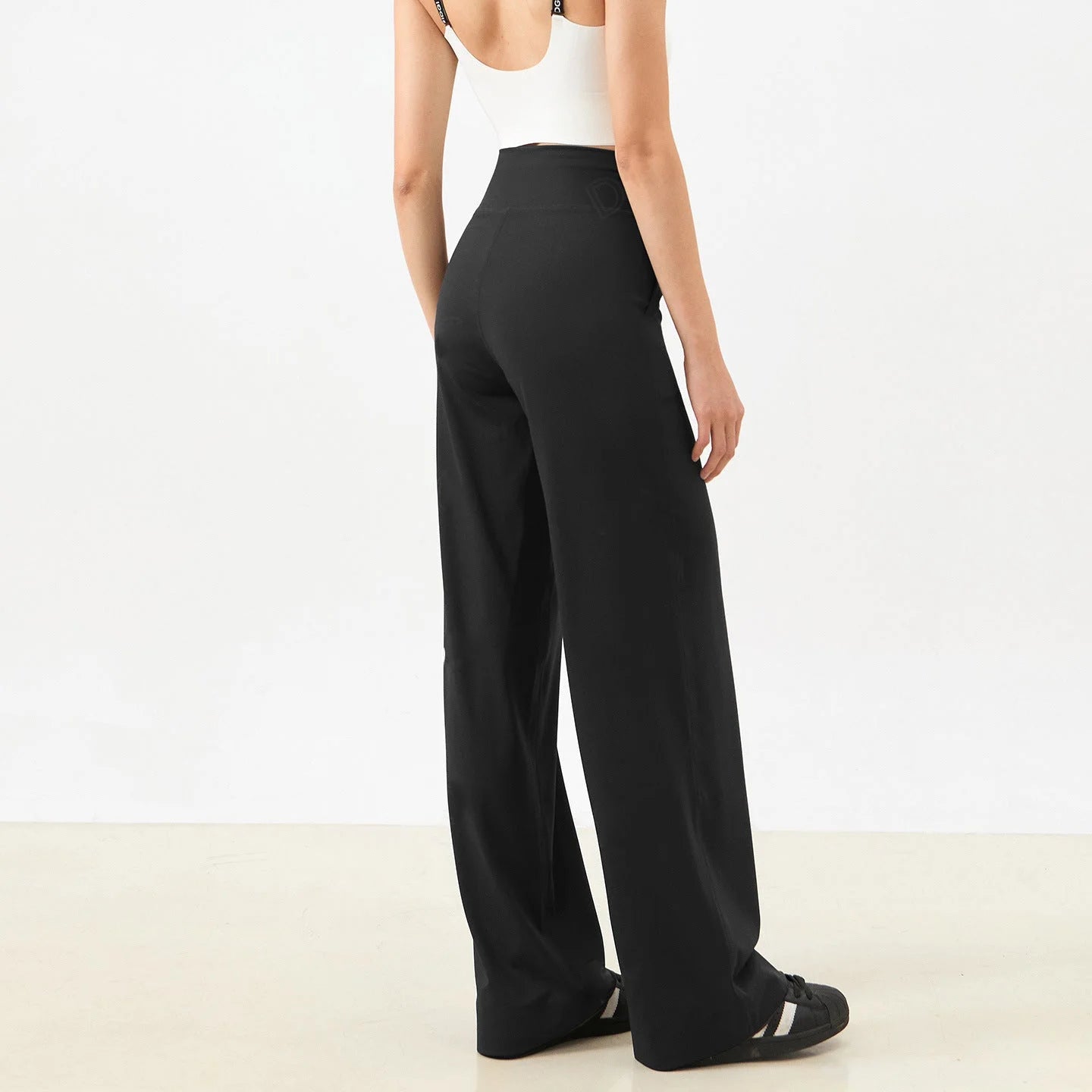 High-Waisted Drawstring Lounge Pants with Pockets