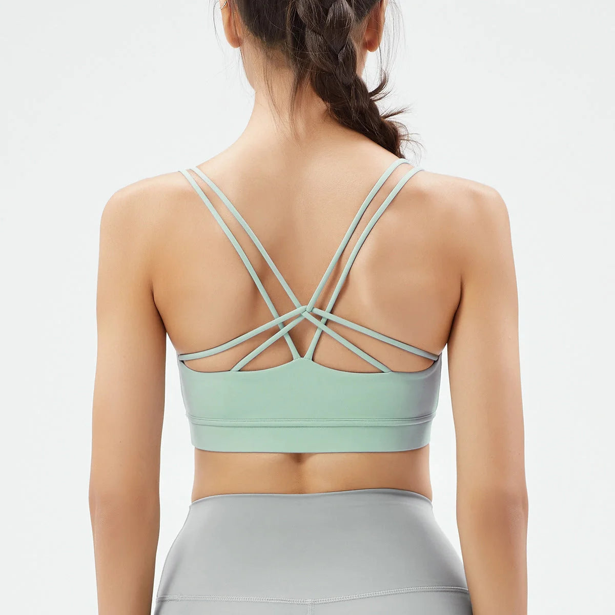 High Support Cross Back Sports Bra for High Intensity Workouts