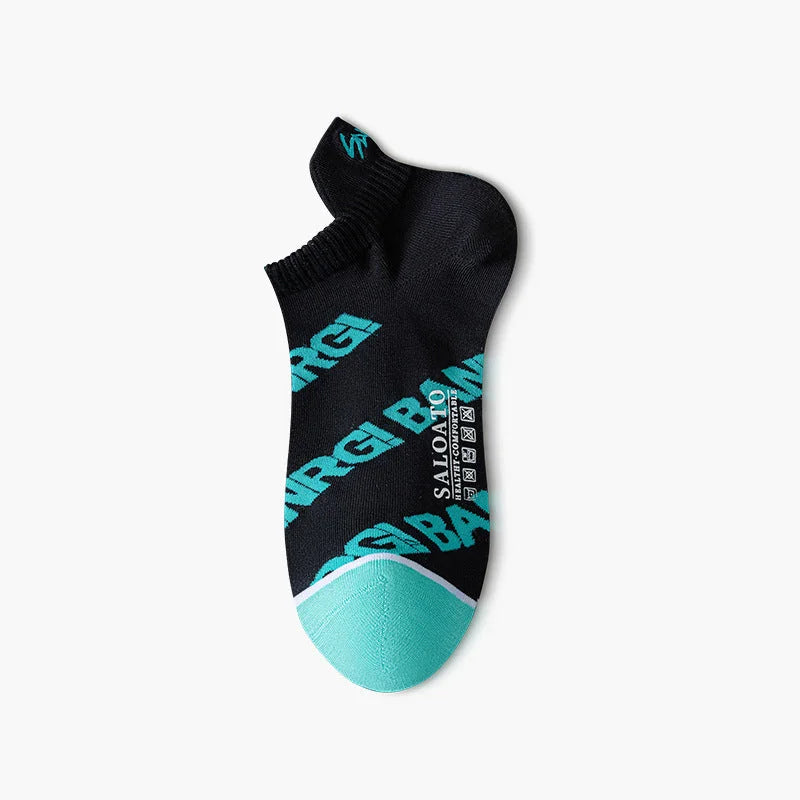 Men's Pure Cotton Ankle Socks - Breathable Summer Boat Socks